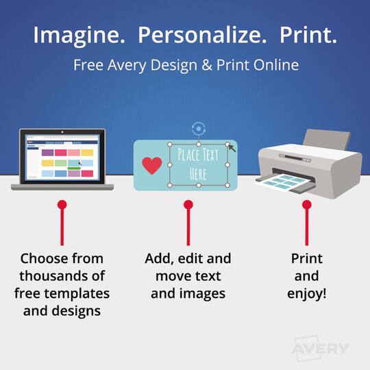 5 Packs: 160 ct. (800 total) Avery® White Flexible Adhesive Name Badge  Labels